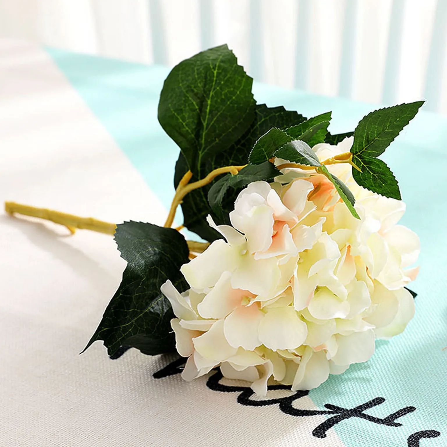 Silk Hydrangea Individual Stem Artificial Flower