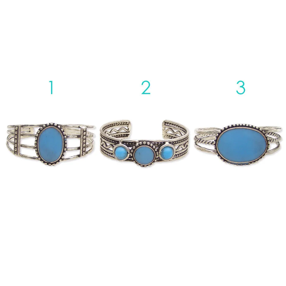 Silver Native American Cuff Bracelet