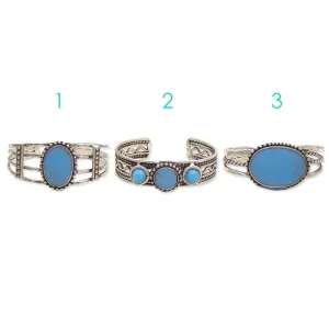 Silver Native American Cuff Bracelet