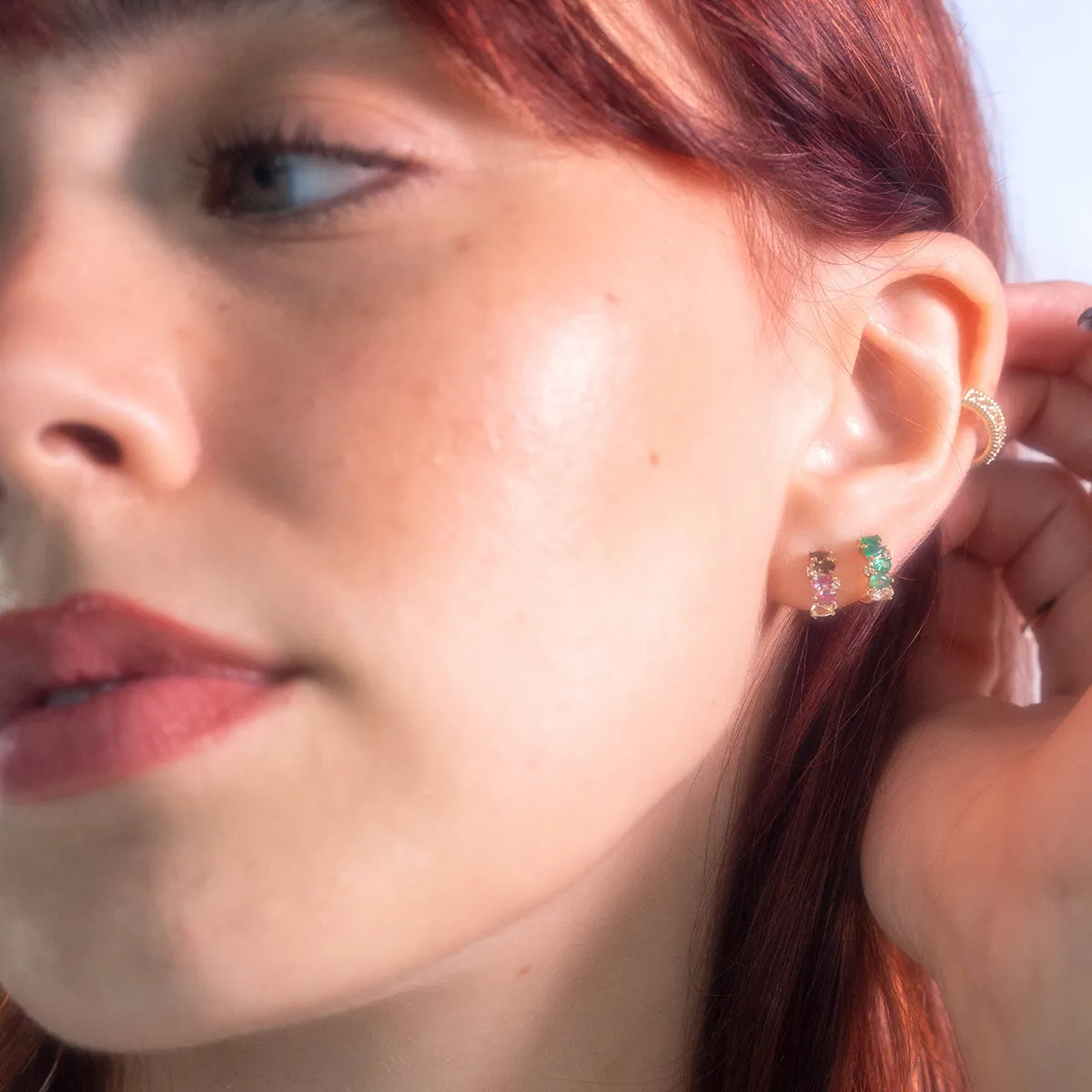 Solid Gold Ornate Ear Cuff