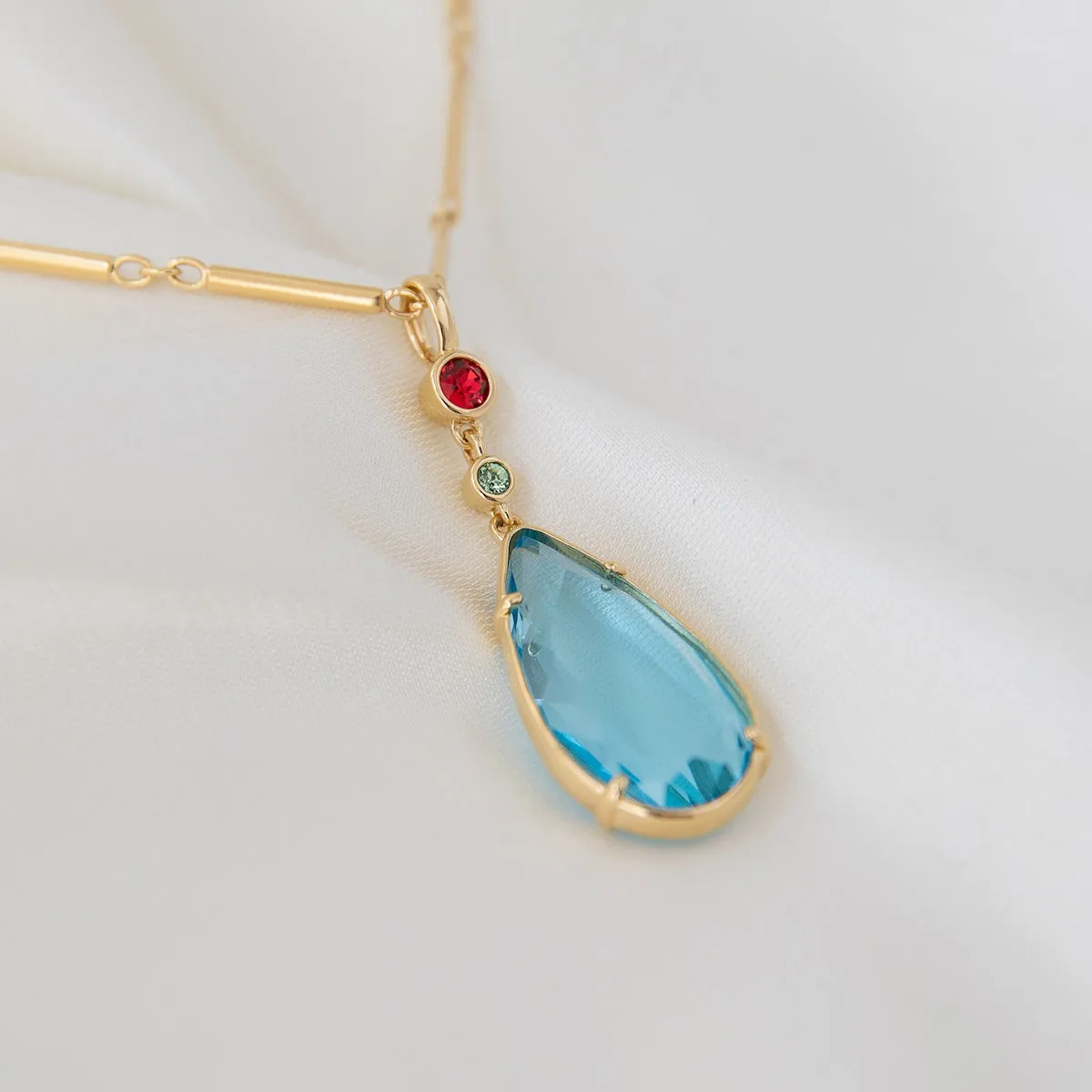 Studio Ghibli X RockLove HOWLS MOVING CASTLE Crystal Necklace