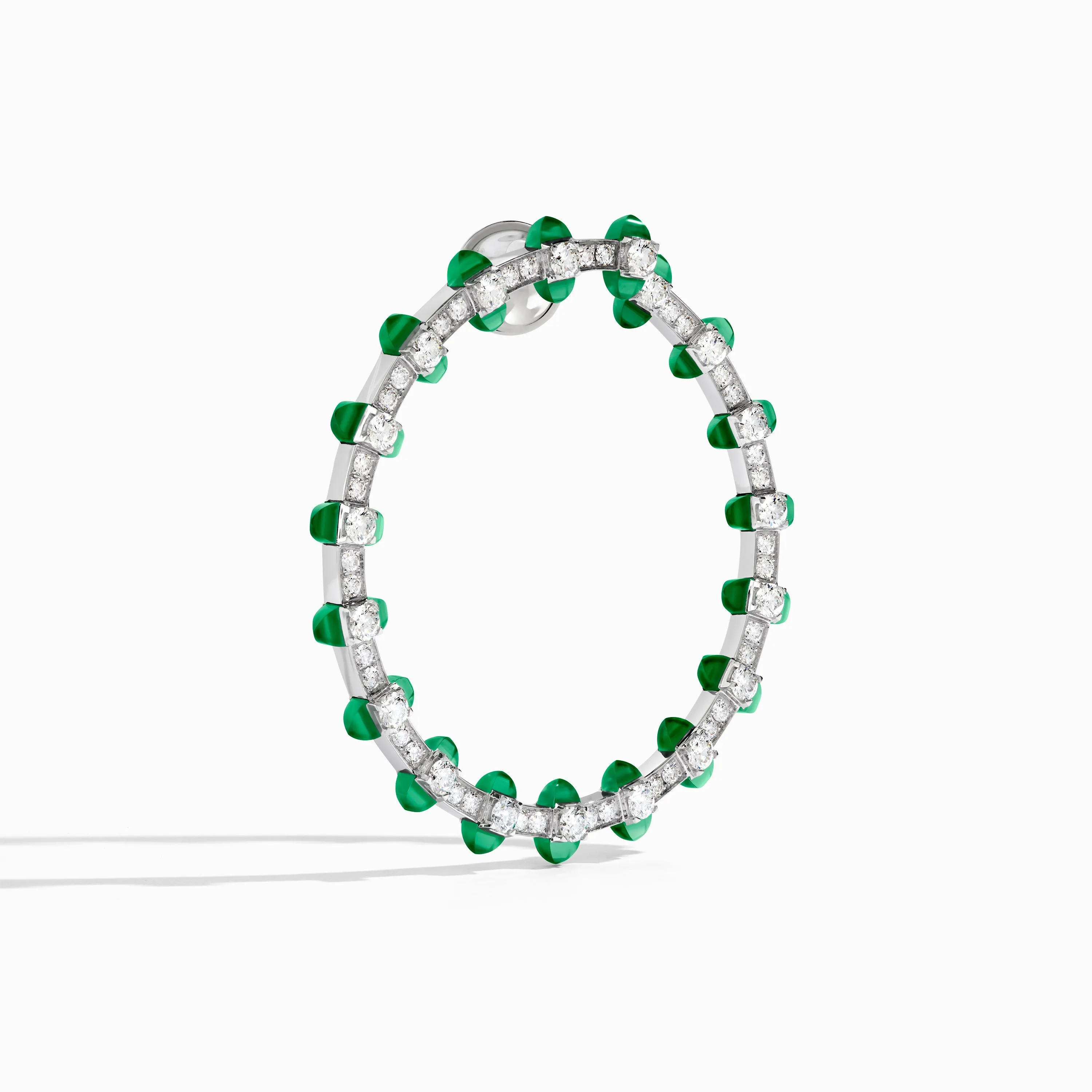 Tip-Top Diamond Halo Earrings