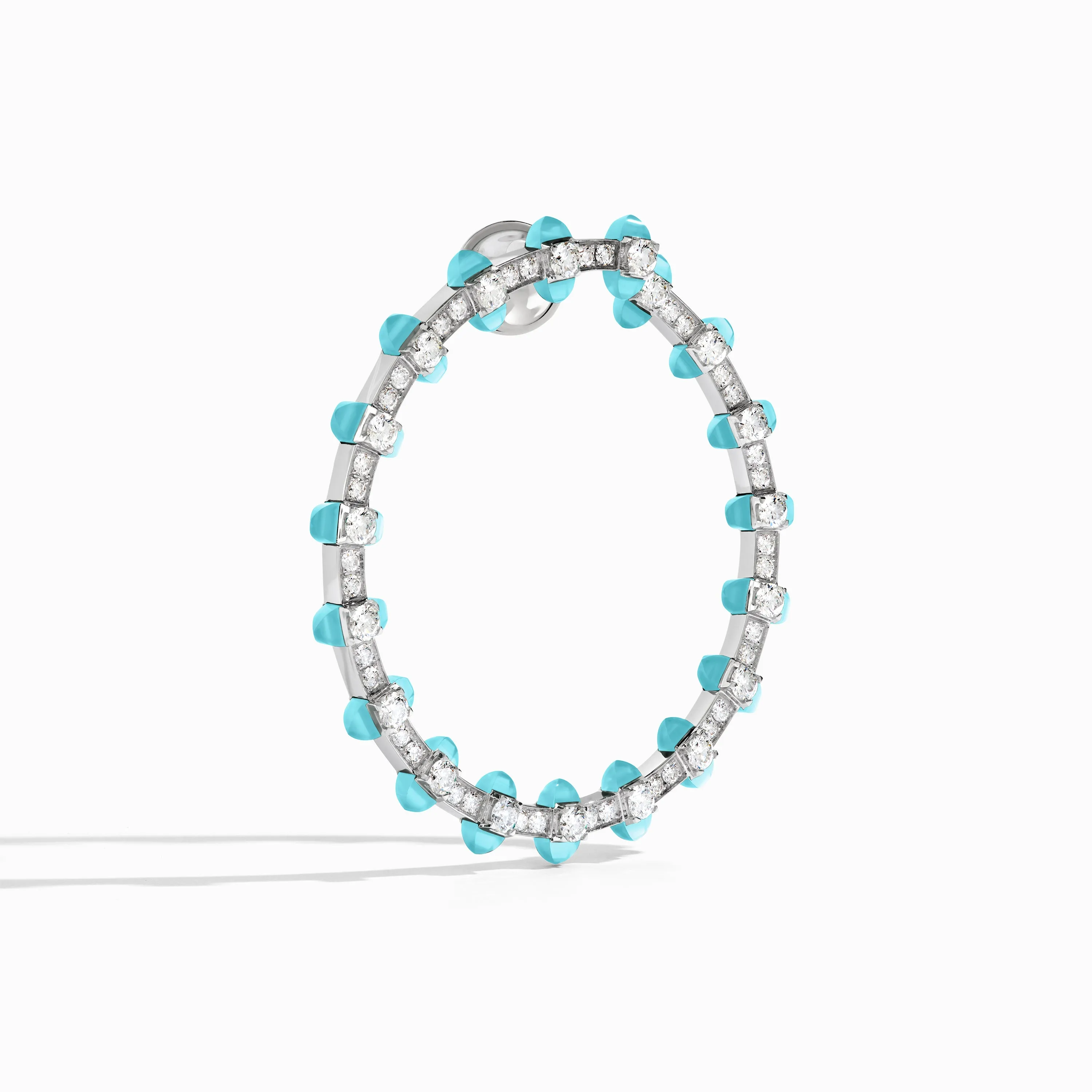 Tip-Top Diamond Halo Earrings