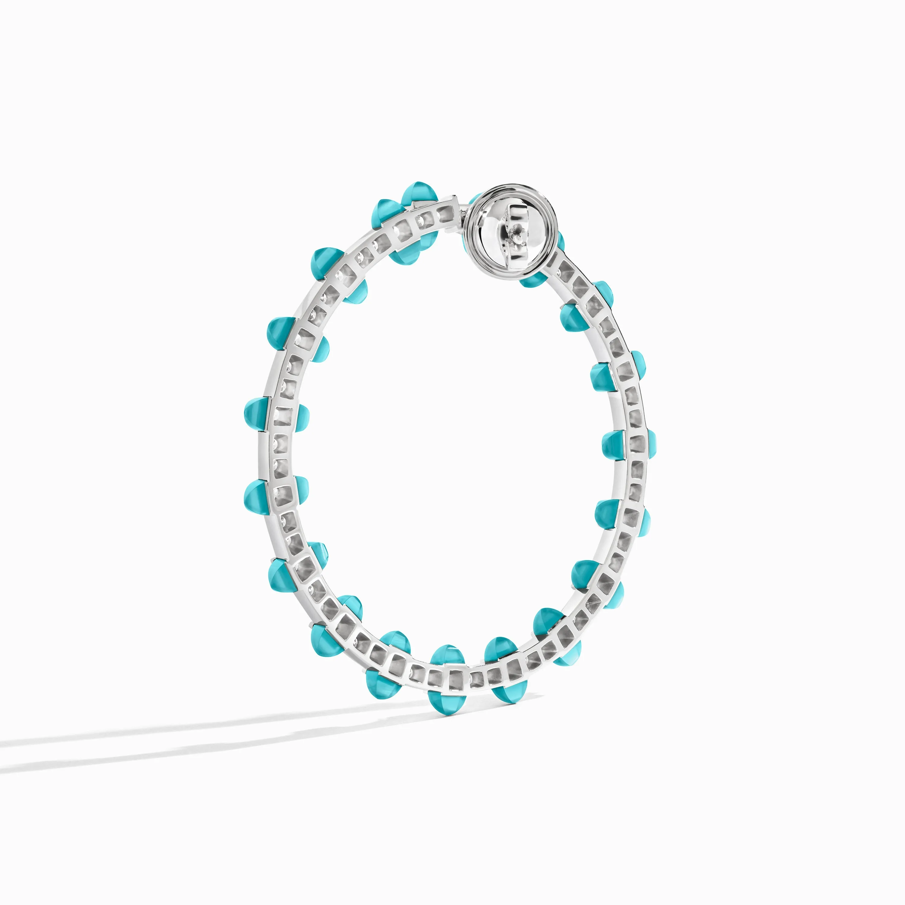 Tip-Top Diamond Halo Earrings
