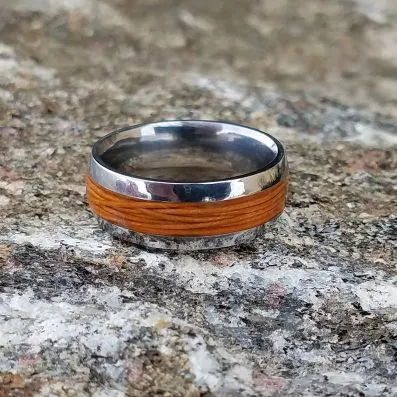 Titanium Fishing Line Ring, Custom Made  Fly Fishing Bands