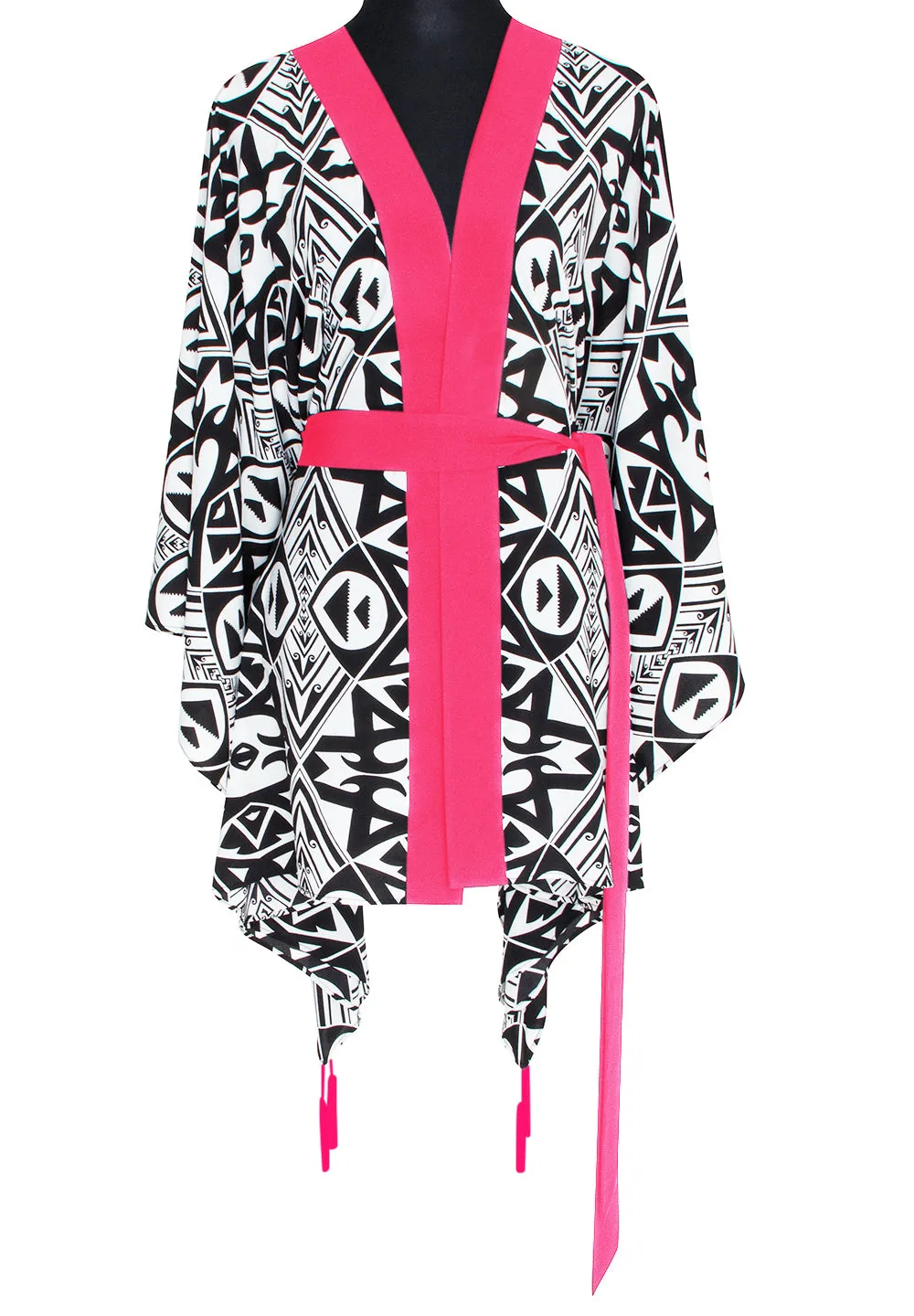 Tulum – Tribal Kimono Love (Neon Coral)