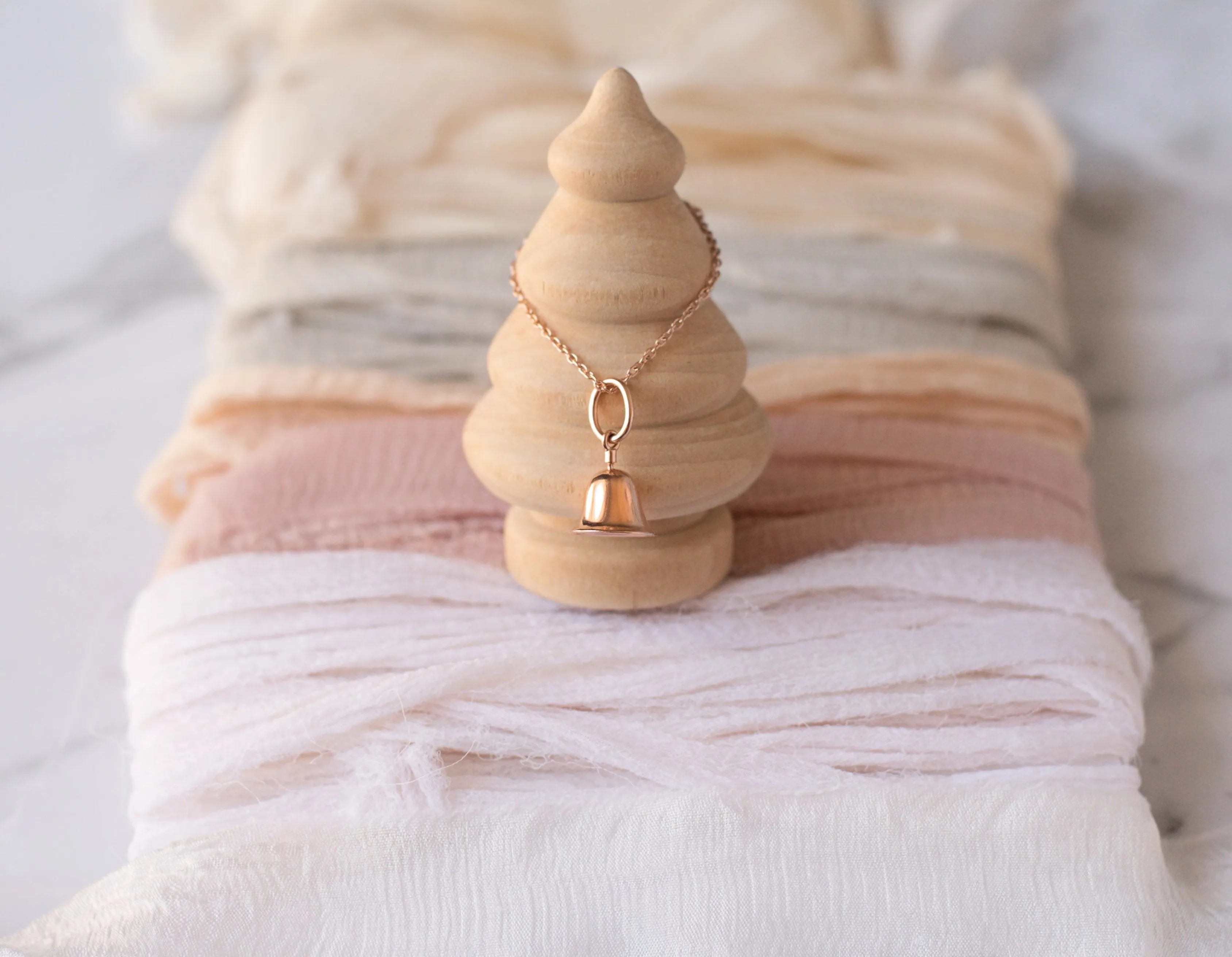 Twinkle Bell Pendant - Rose Gold
