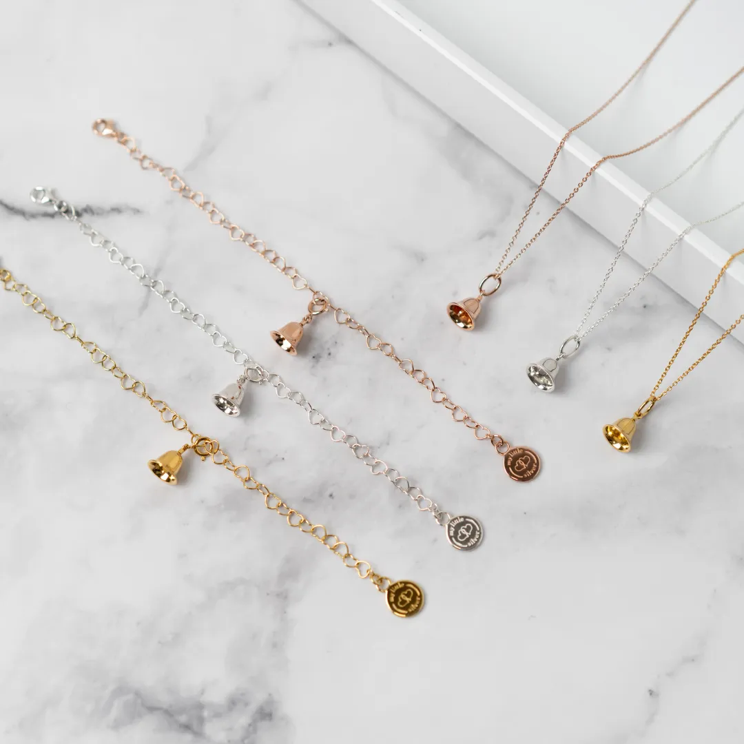 Twinkle Bell Pendant - Rose Gold
